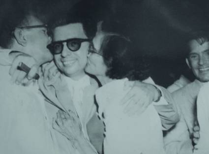 Jesús Montané y sus padres