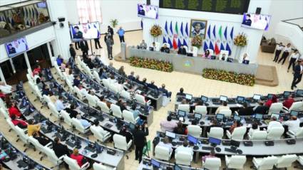 El presidente Raisi pronunció un discurso ante la Asamblea Nacional de Nicaragua.