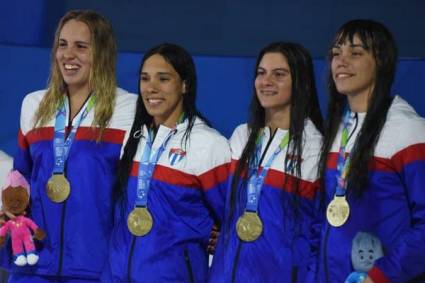 Natación cubana de oro