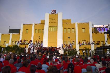 Acto central por el Día de la Rebeldía Nacional