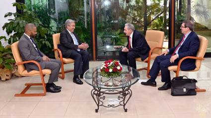 Raúl Castro recibió al Secretario General de la ONU