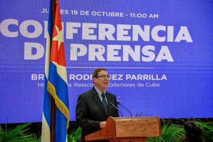 Ministro de Relaciones Exteriores de la República de Cuba, Bruno Rodríguez Parrilla