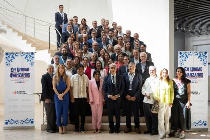 Los participantes del Encuentro