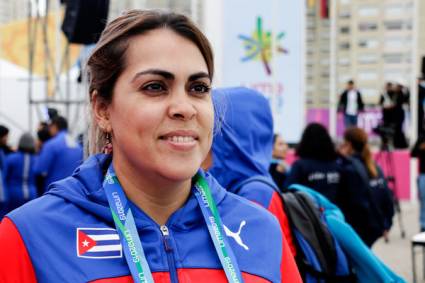 La tiradora Laina Pérez