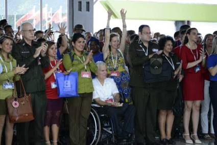 Denuncia pública de los delegados en contra del bloqueo económico, comercial y financiero impuesto por Estados Unidos contra Cuba