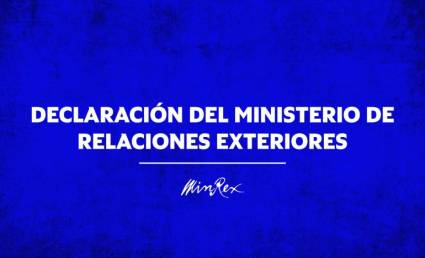 Declaración del Ministerio de Relaciones Exteriores de Cuba