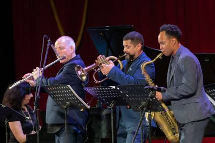 Espectáculo en la Sala Avellaneda durante el festival Jazz Plaza
