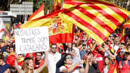 Manifestaciones de los catalanes