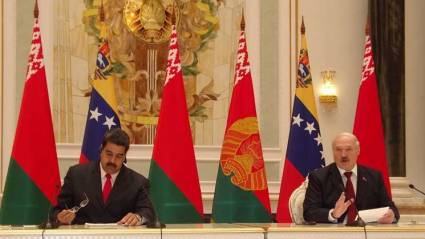 Maduro y Lukashenko
