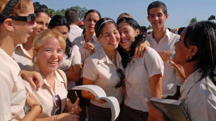 Celebración del Día del Estudiante en Camagüey.