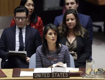 Nikki Haley anunció el recorte