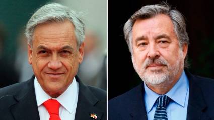 Sebastián Piñera y Alejandro Guillier