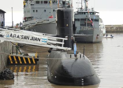 El San Juan desapareció con 44 personas a bordo, después de reportar un problema eléctrico en la costa de la Patagonia