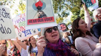 Las marchas de mujeres se vieron en México así como Cánada y varíos países