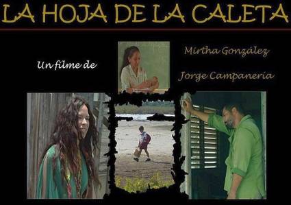 Cartel de filme cubano La Hoja de la Caleta