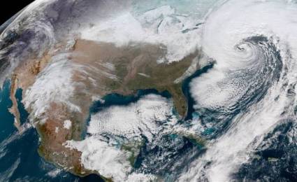 Estados Unidos se ha visto afectado por un temporal de viento, nieve y heladas debido a una bomba ciclónica provocada por una bombogénesis