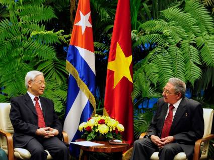 Recibió Raúl al Secretario General del Partido Comunista de Vietnam