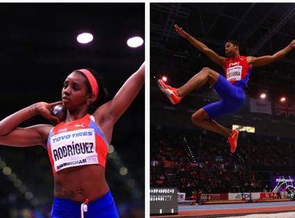 Yorgelis Rodríguez y Juan Miguel Echevarrría.