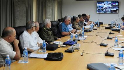 El Presidente cubano Miguel Díaz-Canel Bermúdez