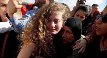 Liberada joven palestina Ahed Tamimi tras ocho meses en prisión