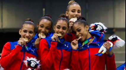 Las chicas de la gimnasia