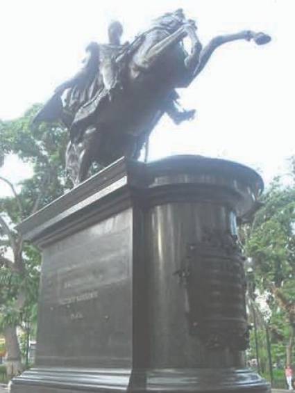 Estatua de Bolívar en Caracas