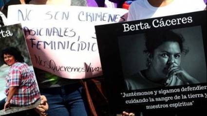 Activista indígena Berta Cáceres