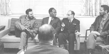 Encuentro de Fidel y Nkrumah en Nueva York