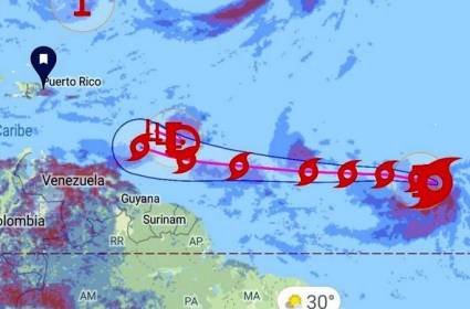 Se forma la tormenta tropical Kirk, al sur de las islas de Cabo Verde