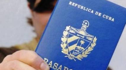 Pasaporte cubano.