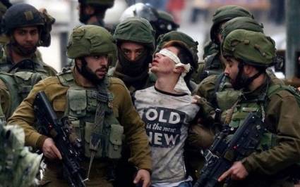 Israel apresa a niños palestinos