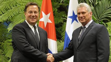 Recibió Díaz Canel al Presidente de Panamá