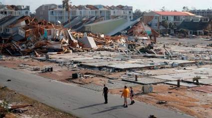 Destrucciones causadas por el huracán Michael en Estados Unidos