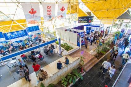 Pabellón de Canadá en FIHAV 2018.