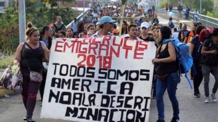 Caravana de migrantes centroamericanos