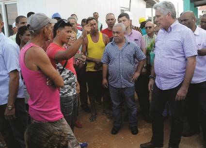 Díaz-Canel en Baracoa