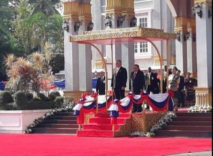 Ambos mandatarios sostuvieron conversaciones oficiales y participaron en la firma de convenios bilaterales