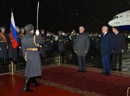 Díaz-Canel llegó a Rusia