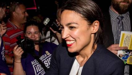La demócrata por Nueva York a la Cámara de Representantes, Alexandria Ocasio-Cortez