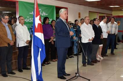 Médicos cubanos procedentes de Brasil