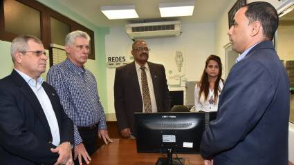 Visitó Díaz-Canel  órganos del sistema  de justicia cubanos