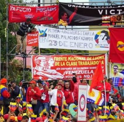 El presidente del Partido Socialista Unido de Venezuela, Diosdado Cabello, recordó que los revolucionarios salen a las calles, junto con diversos movimientos sociales, a defender la nación