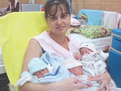 Malena González Rizo vive junto a sus bebés momentos de una alegría incomparable.