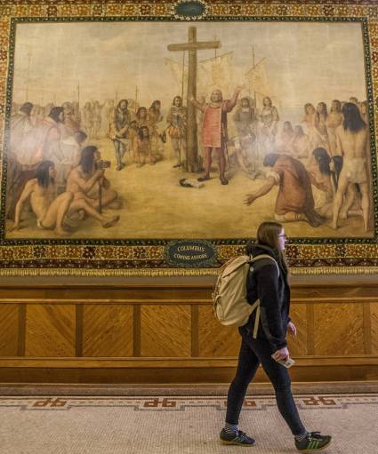 Frescos de la Universidad de Notre Dame en Estados Unidos