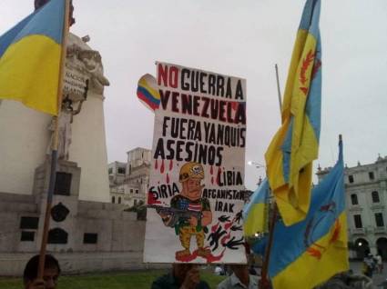 Una manifestación en Perú