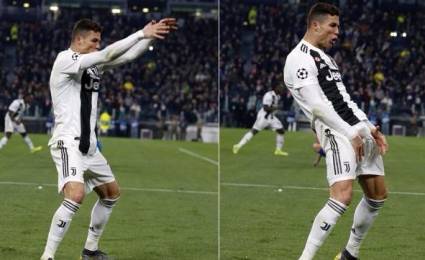 La UEFA abre expediente a Cristiano Ronaldo por su gesto en el Juventus 3-0 Atleti de Champions