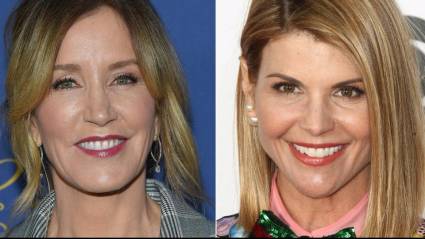 Actrices Felicity Huffman y Lori Loughlin