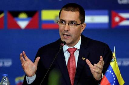 El canciller de venezolano Jorge Arreaza.