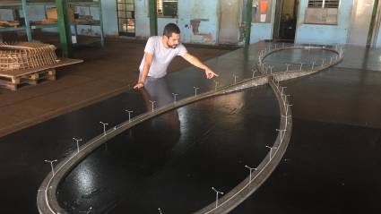 Wilfredo quiere mostrar en la Bienal un proceso en lugar de una obra terminada.
