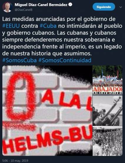 La Ley Helms-Burton contra Cuba demuestra el carácter hegemónico de Estados Unidos